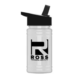 16 Oz. UpCycle - Mini RPet Bottle - Flip Straw Lid (Q692722)
