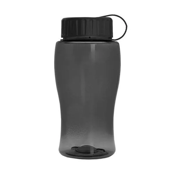 18 Oz. Transparent Bottle - Tethered Lid (Q913722)
