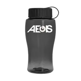 18 Oz. Transparent Bottle - Tethered Lid (Q913722)