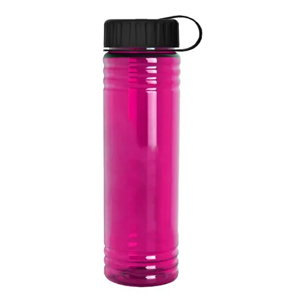 24 Oz. Slim Fit Water Bottle - Tethered Lid (Q233722)