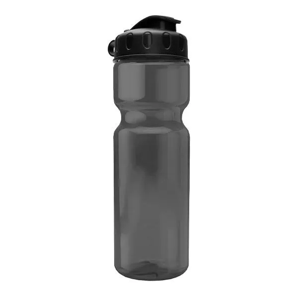 28 Oz. Champion Trans. Bottle - Flip Lid (Q643722)