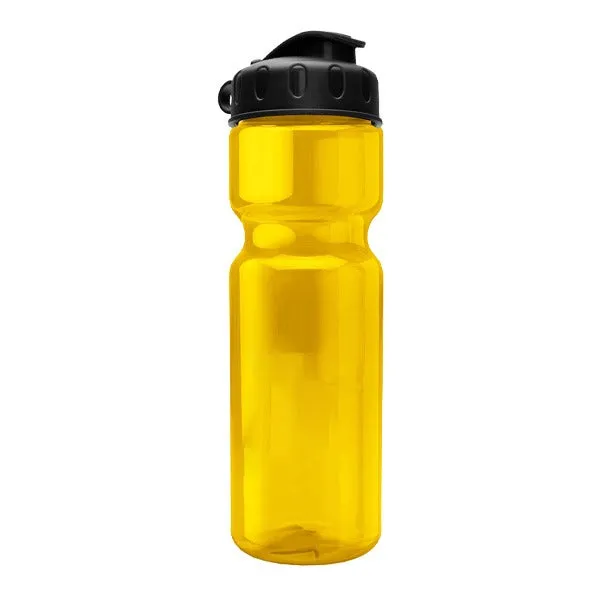 28 Oz. Champion Trans. Bottle - Flip Lid (Q643722)