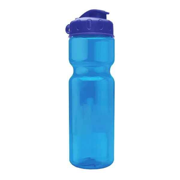28 Oz. Champion Trans. Bottle - Flip Lid (Q643722)