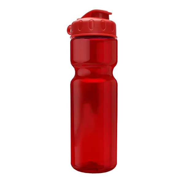 28 Oz. Champion Trans. Bottle - Flip Lid (Q643722)