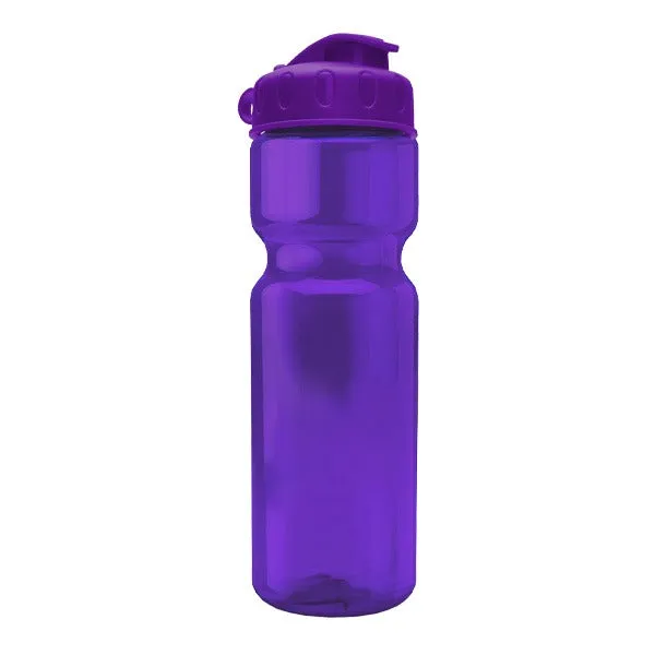 28 Oz. Champion Trans. Bottle - Flip Lid (Q643722)