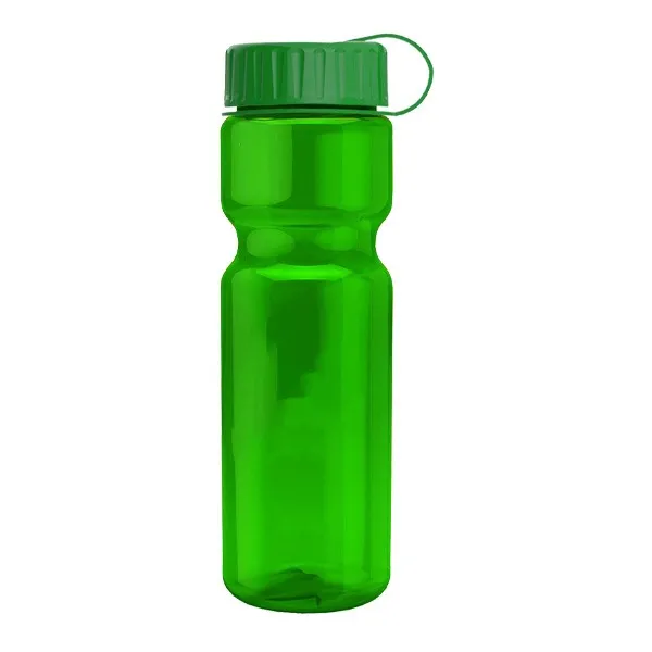 28 Oz. Champion Trans. Bottle - Tethered Lid (Q453722)