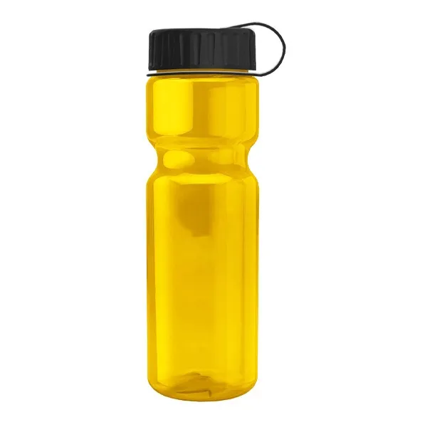 28 Oz. Champion Trans. Bottle - Tethered Lid (Q453722)