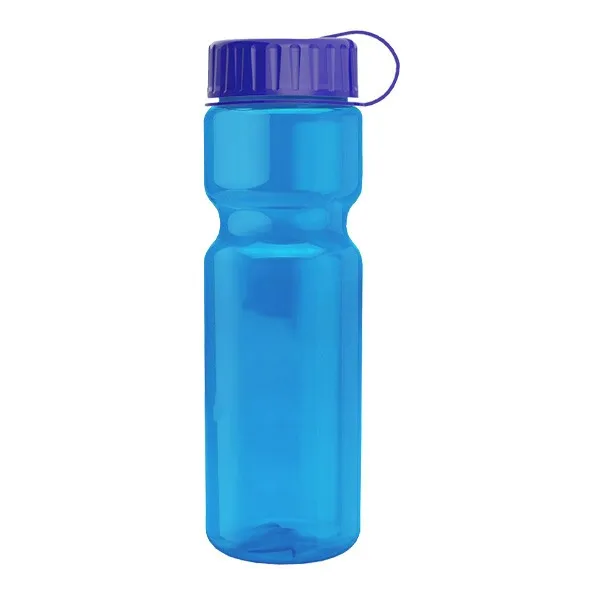 28 Oz. Champion Trans. Bottle - Tethered Lid (Q453722)