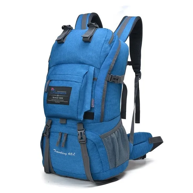 40L Internal Frame Climbing Bag Waterproof with Rain Cover
