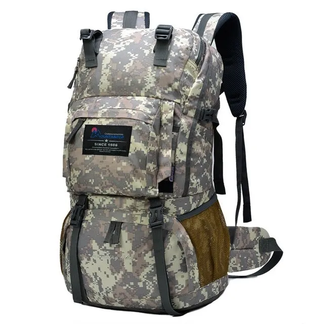 40L Internal Frame Climbing Bag Waterproof with Rain Cover