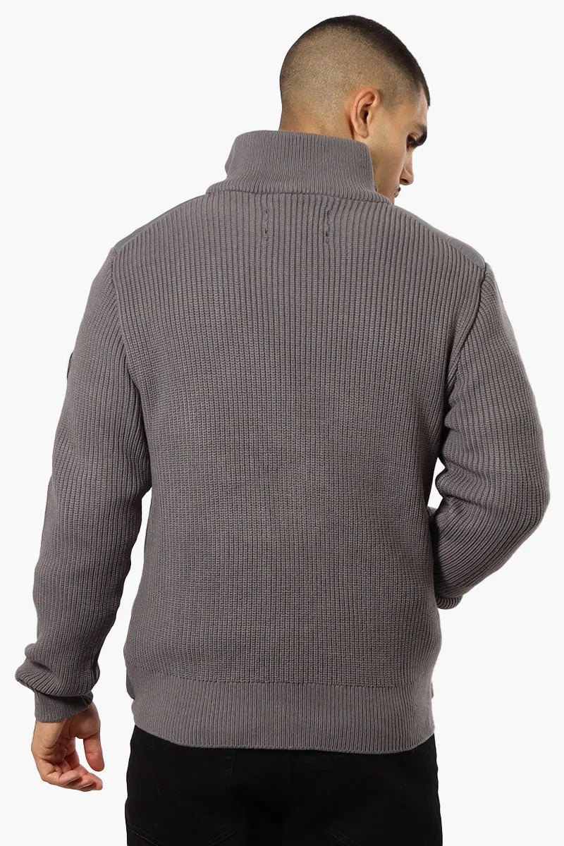 Canada Weather Gear Sweater Knit Polyfill Lightweight Jacket - Grey