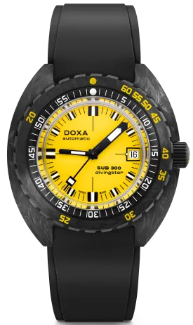 DOX Watch SUB 3 Carbon COSC Divingstar Rubber