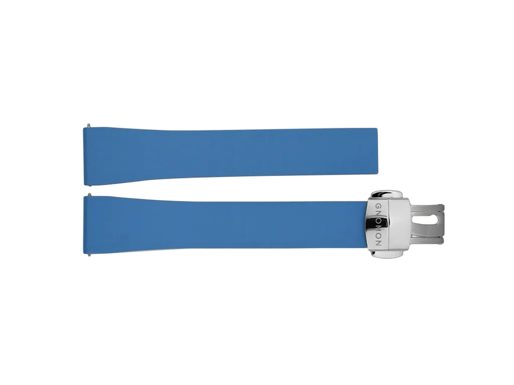 Gnomon FKM Pure Rubber Strap Light Blue