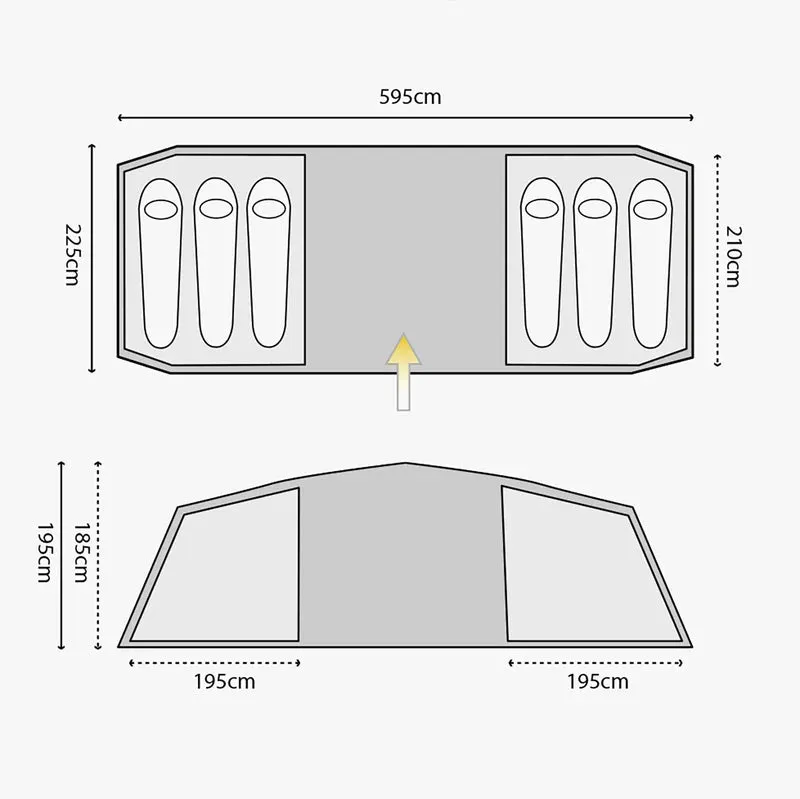 Highlander Cypress 6 Tent