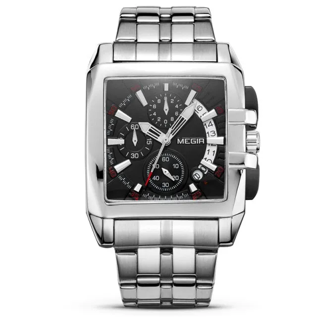 Men's Big Dial Luxury Quartz Wristwatches