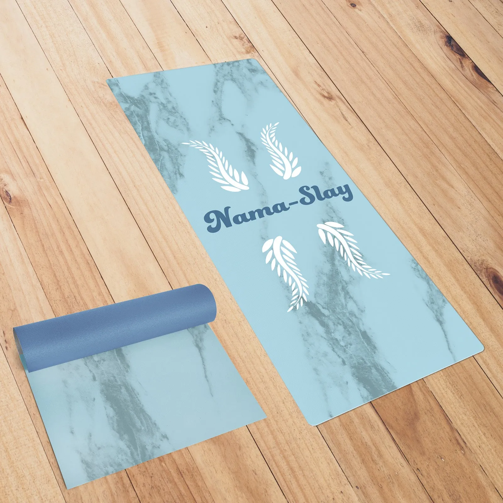 Nama-Slay Blue Yoga Mat