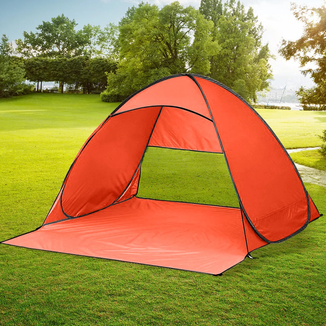 Pop-Up Beach Tent, Portable 2-Person Shelter Shade