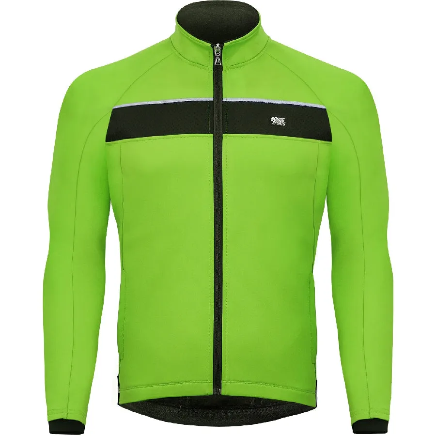 Souke Sports Men's Water Resistance Windbreaker Cycling Jacket with Pockets-JA0700-Green