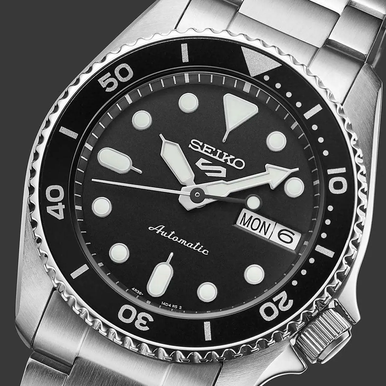 SRPK29K - Seiko 5 Sports SKX ‘Midi’ Black Automatic Watch
