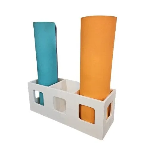 Yoga Mat Stand - Spacious Floor Standing Stand - Fitness Equipment Organizer