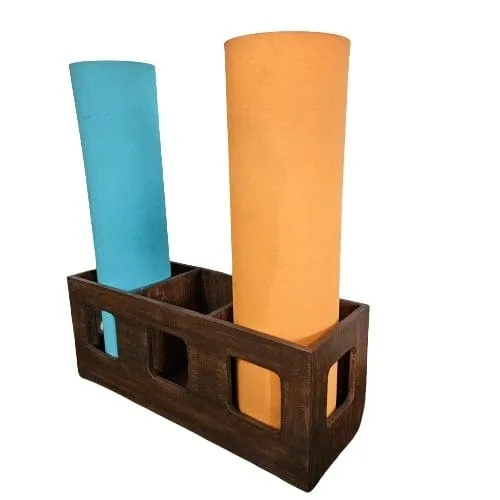 Yoga Mat Stand - Spacious Floor Standing Stand - Fitness Equipment Organizer