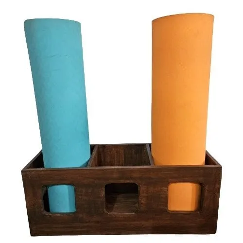 Yoga Mat Stand - Spacious Floor Standing Stand - Fitness Equipment Organizer