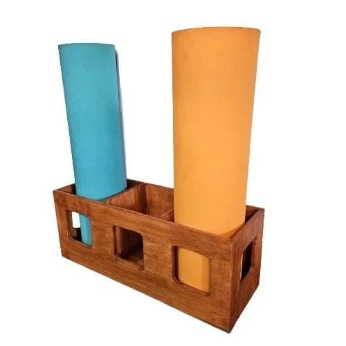 Yoga Mat Stand - Spacious Floor Standing Stand - Fitness Equipment Organizer